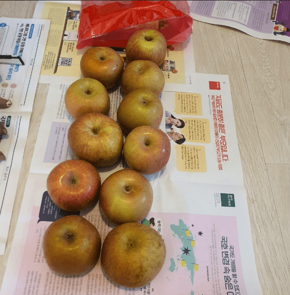 장터 상품 [충주 못난이 사과 3kg] 썸네일