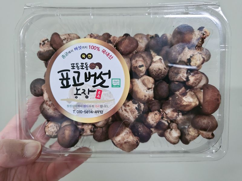 포동포동표고버섯농장님의 장터 판매 상품 [콩알표고버섯] 첨부 사진