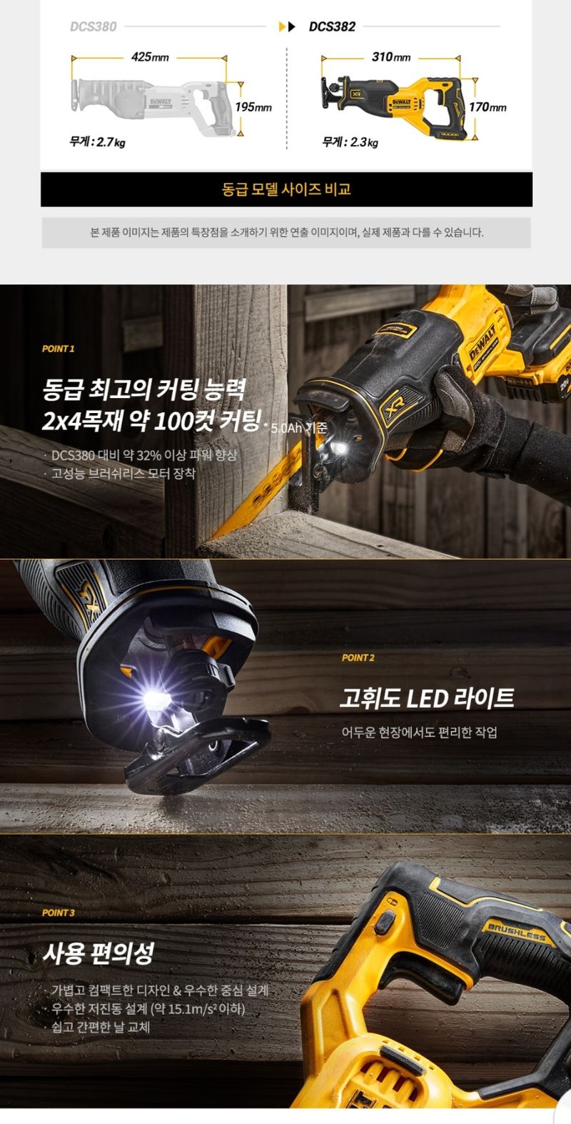 쵸코쵸코님의 장터 판매 상품 [디월트 382n 충전컷쏘ㅡ베어툴] 첨부 사진