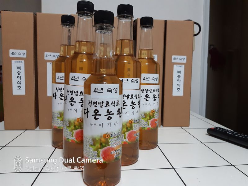 장터 상품 [복숭아천연발효식초750ml] 썸네일