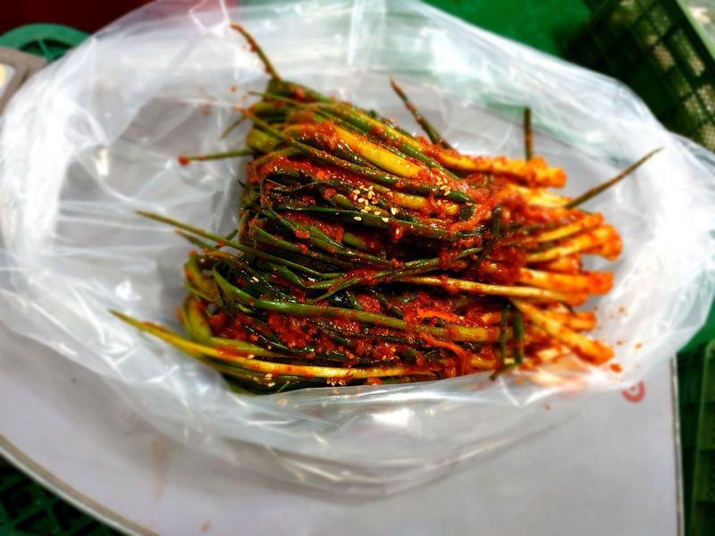 장터 상품 [직접 농사지은 쪽파김치] 썸네일