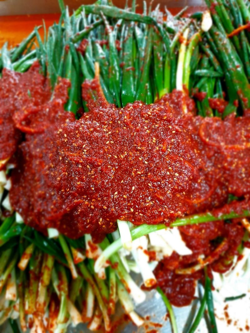 새움푸드님의 장터 판매 상품 [직접 농사지은 쪽파김치] 첨부 사진