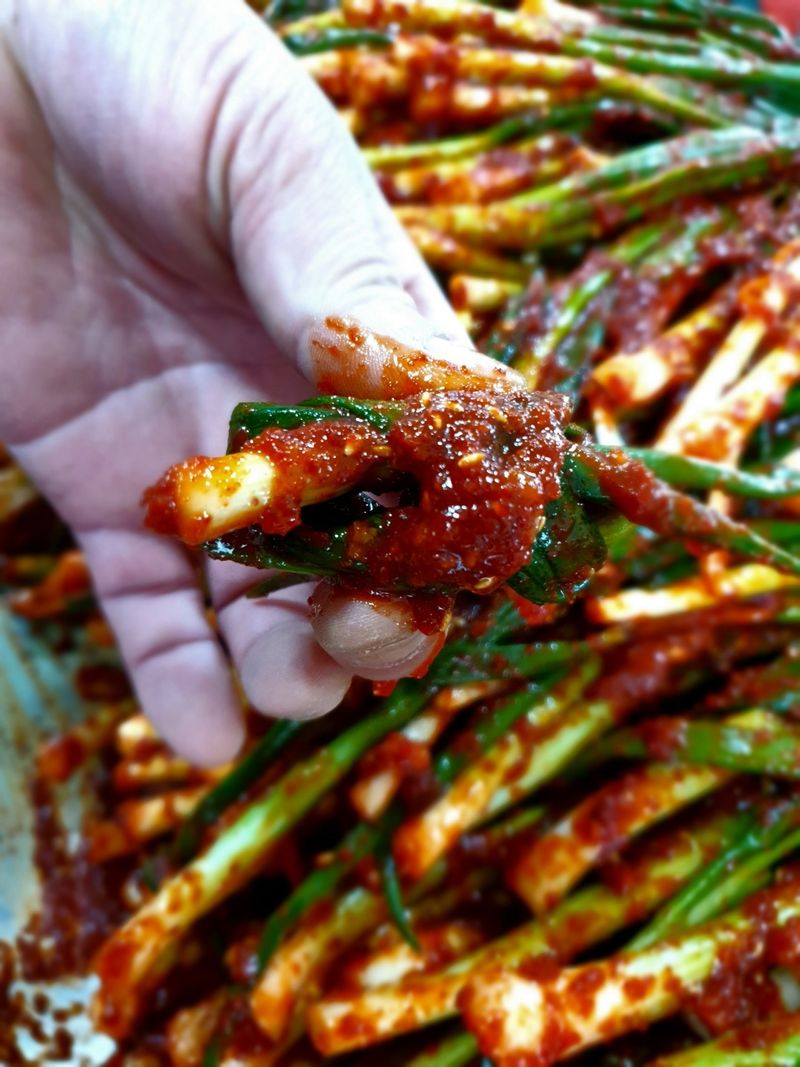 새움푸드님의 장터 판매 상품 [직접 농사지은 쪽파김치] 첨부 사진