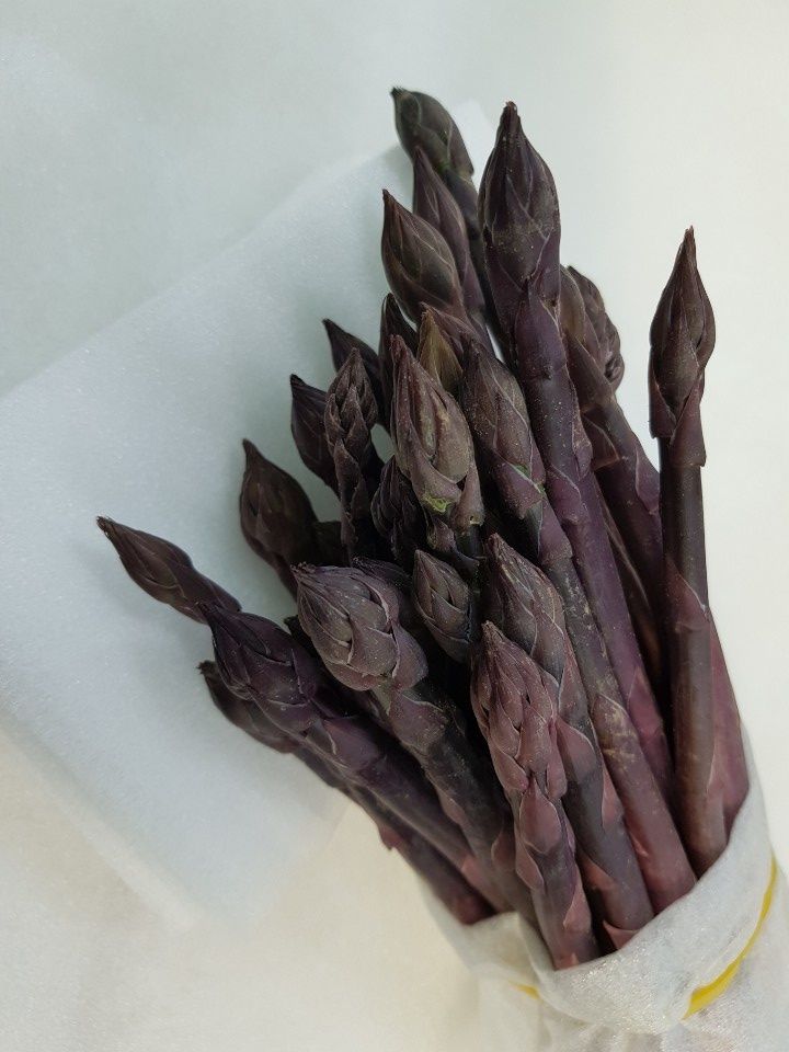 김현정님의 장터 판매 상품 [유기농 보라아스파라거스] 첨부 사진