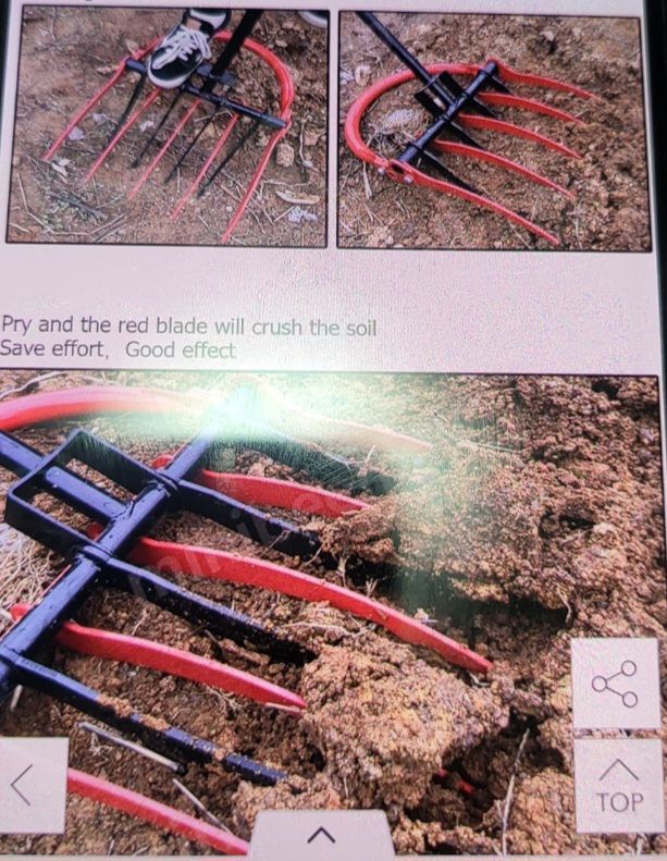 일향 님의 장터 판매 상품 [회전삽 포크 (텃밭농기구)판매완료 ] 첨부 사진