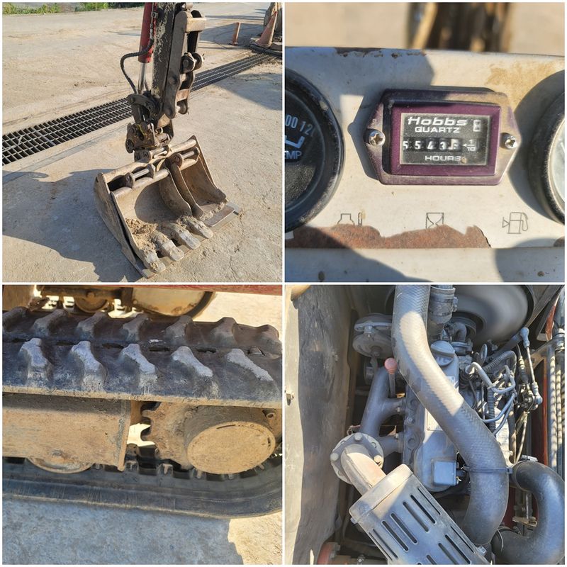 중고굴삭기 김동윤님의 장터 판매 상품 [농장용 미니굴삭기 자코007 수동집게장착] 첨부 사진