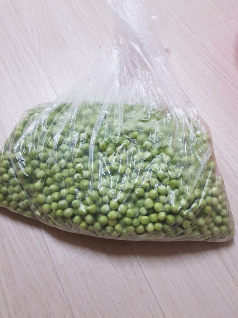 마늘  복숭아윤금자님의 장터 판매 상품 [국산 햇완두콩  500그람. 1키로] 첨부 사진