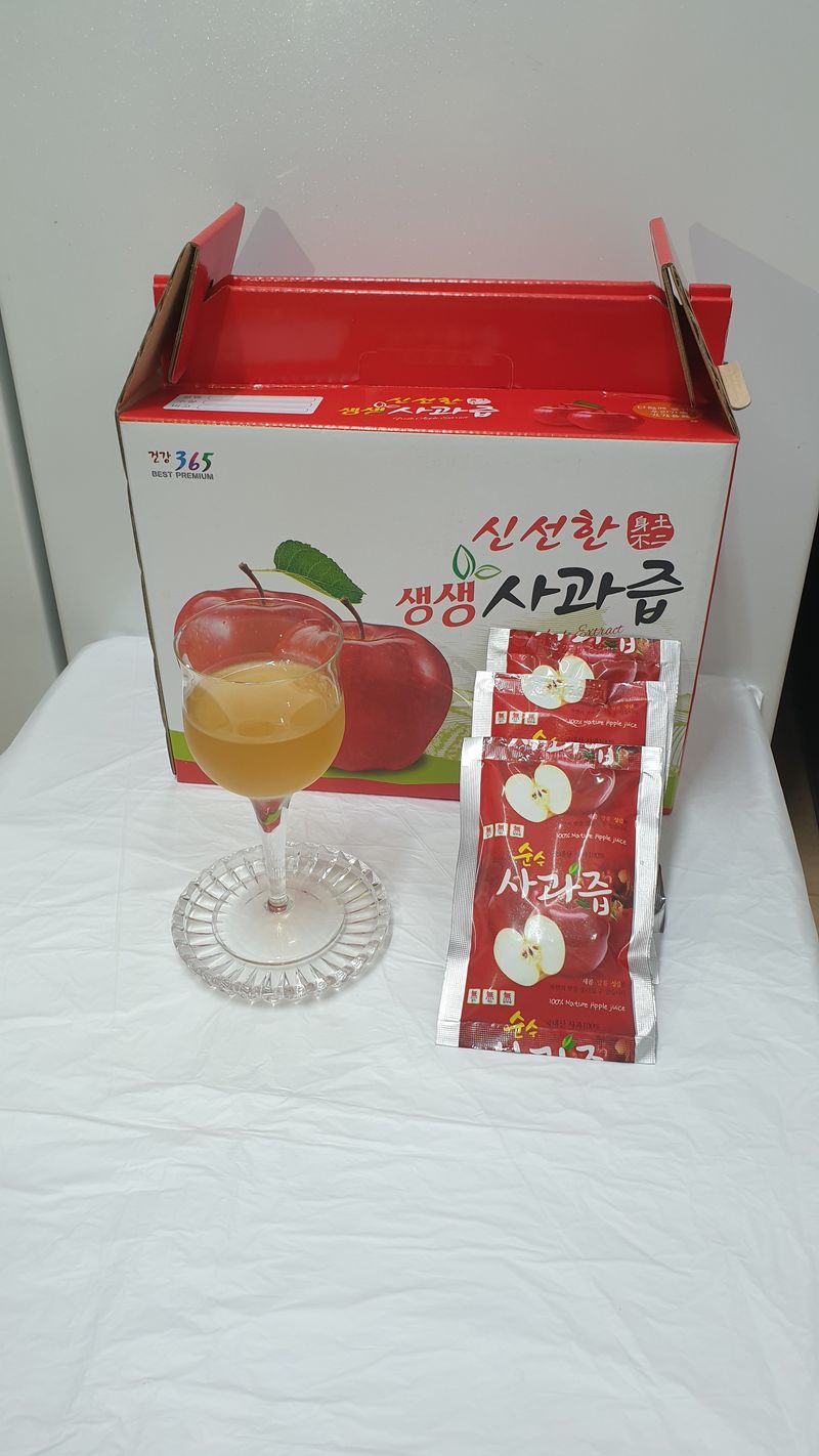 호랑이와인성이님의 장터 판매 상품 [🍎  🍏 사과즙50포] 첨부 사진