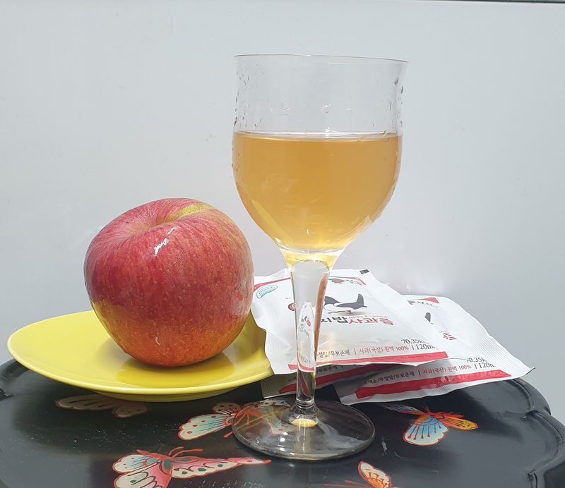 장터 상품 [🍎 🍏 꿀맛 사과즙50포 ] 썸네일