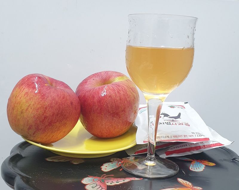 호랑이와인성이님의 장터 판매 상품 [🍎 🍏 꿀맛 사과즙50포 ] 첨부 사진