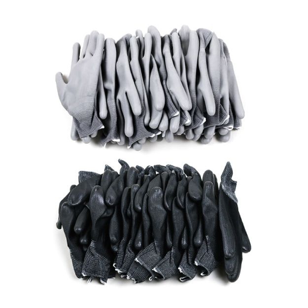 장터 상품 [손바닥코팅 PU장갑 검정색 / 회색 10켤레] 썸네일