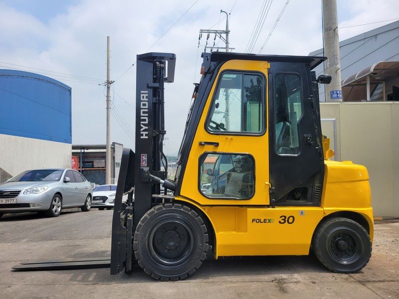 한효진님의 장터 판매 상품 [현대 3톤 3단 디젤지게차 자동발지게차] 첨부 사진