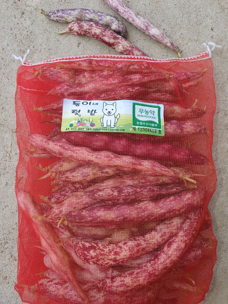 장터 상품 [호랑이강낭콩 1Kg] 썸네일