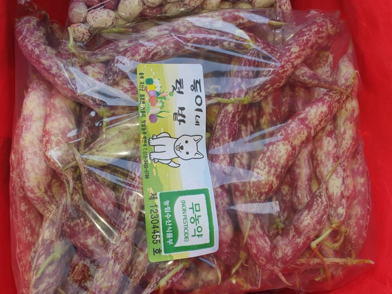 장터 상품 [무농약 호랑이 강낭콩 1Kg] 썸네일