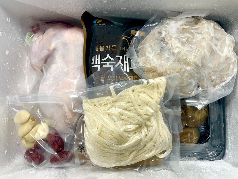 알 수 없음님의 장터 판매 상품 [해신탕   전복 문어 삼계탕] 첨부 사진