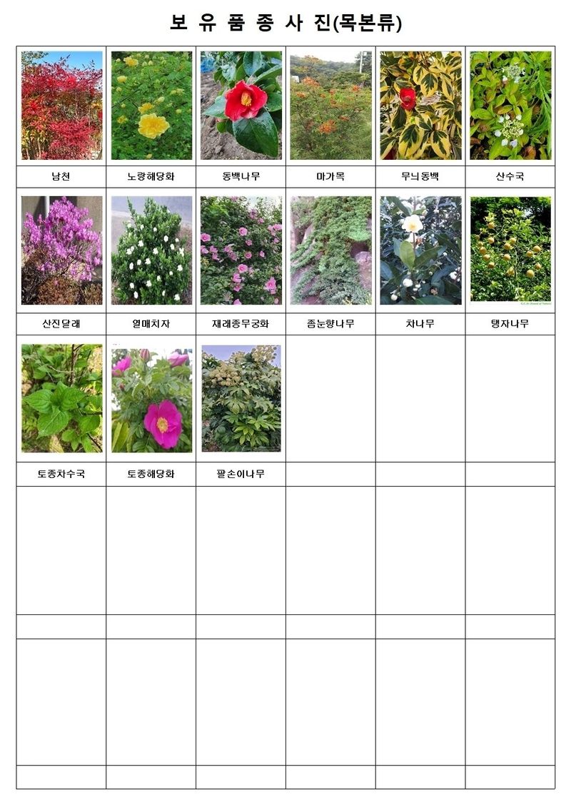 약초원 김종군님의 장터 판매 상품 [자생. 약용식물 모종 판매] 첨부 사진