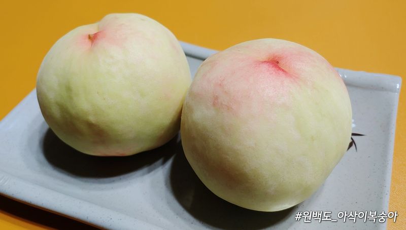 장터 상품 [♥판매종료 원백도_아삭이 복숭아🍊 4kg 1박스] 썸네일