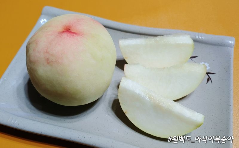 달맛햇복숭아농원님의 장터 판매 상품 [♥판매종료 원백도_아삭이 복숭아🍊 4kg 1박스] 첨부 사진